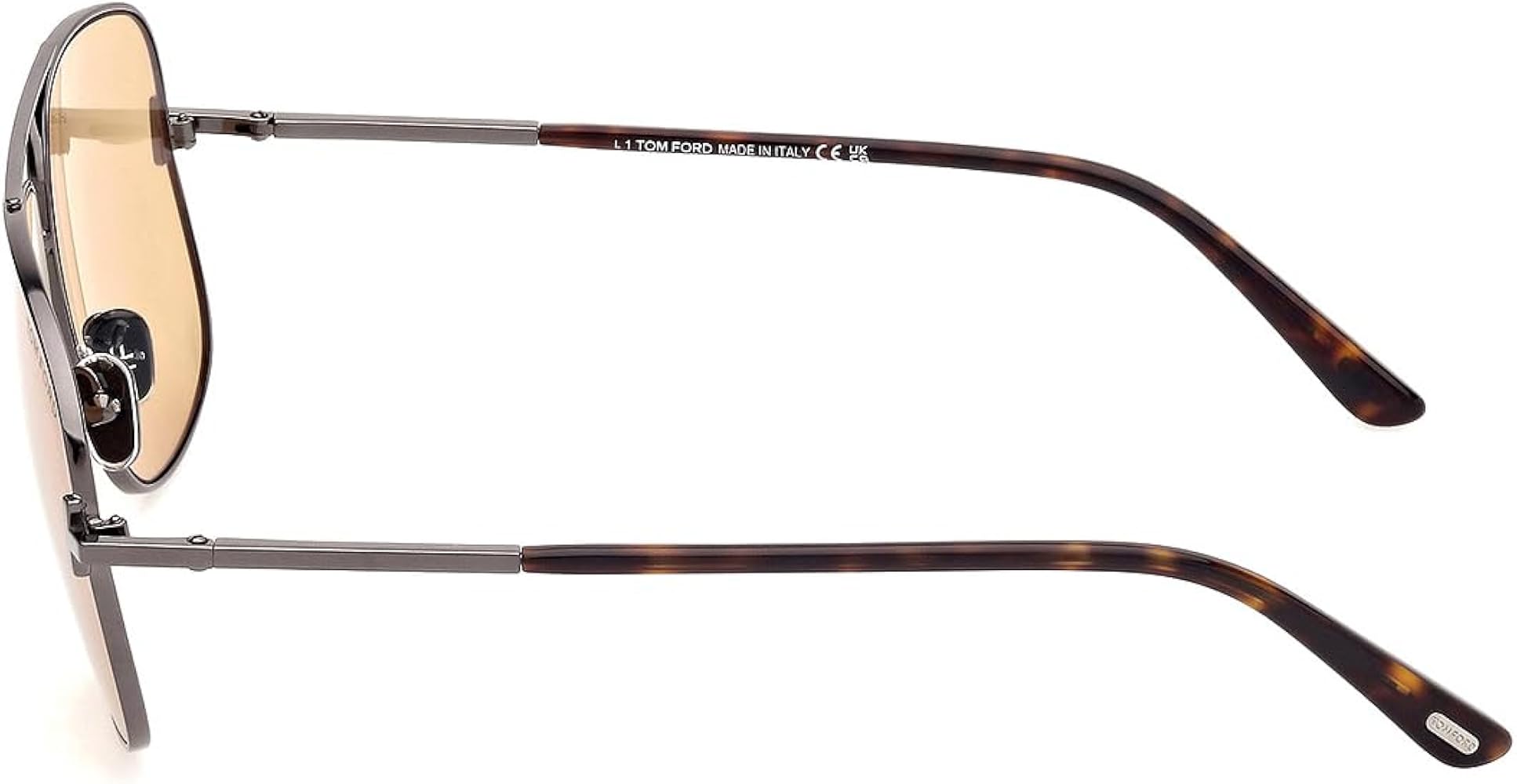 Amazon.com: Tom Ford Sunglasses FT 1096 Tex 08E Shiny Gunmetal